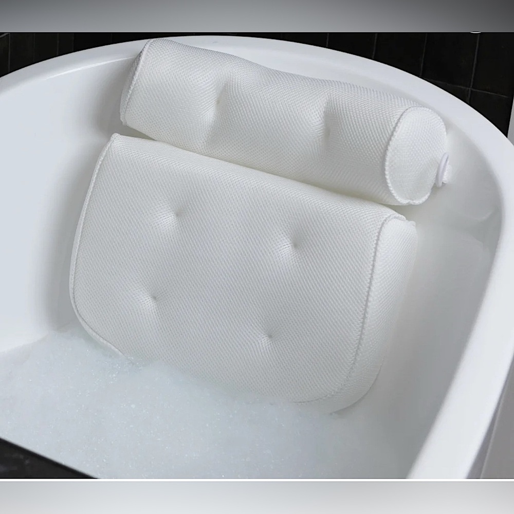 NWT Hi Peach Layne Luxurious Comfort Cloud White Bath Pillow
